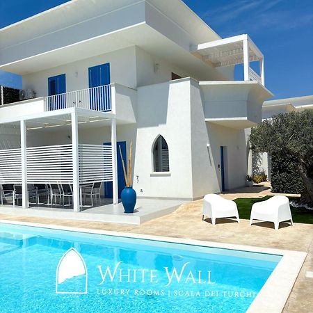 White Wall Luxury Rooms Scala Dei Turchi Realmonte Exteriör bild